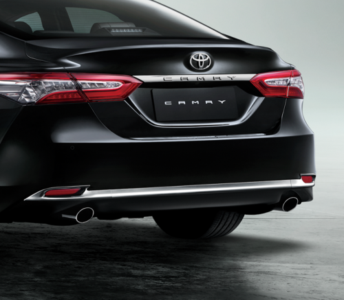 Camry Ốp trang trí cản sau mạ crom