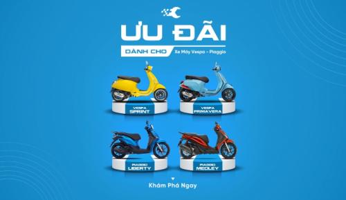 KHUYẾN MÃI XE PIAGGIO/VESPA