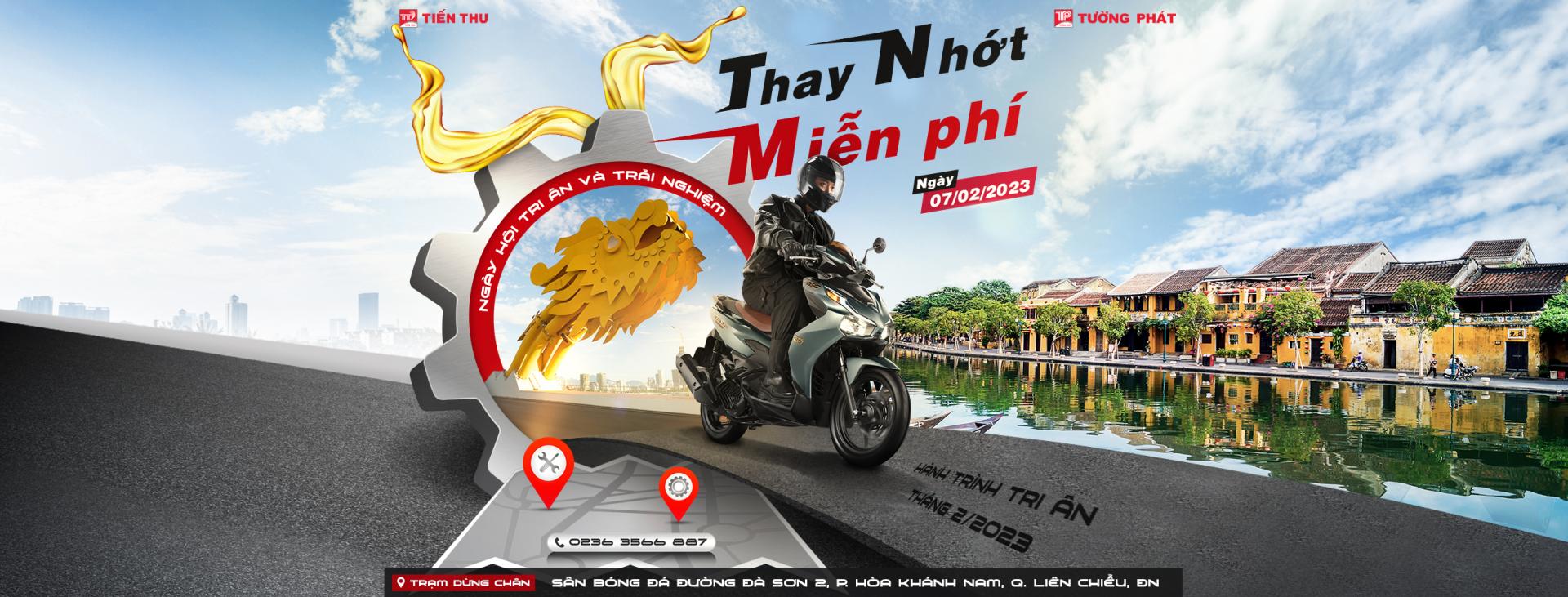 HEAD Tường Phát 2 Tri Ân Khách Hàng - Thay Nhớt Miễn Phí