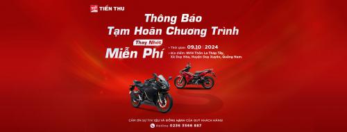 Tạm Hoãn Chương Trình Tri Ân Khách Hàng, Thay Nhớt Miễn Phí Ngày 09.10.2024