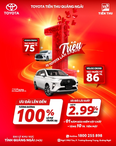 Ưu Đãi Tháng 8 Toyota