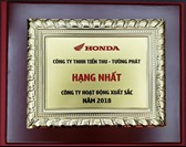 Hạng Nhất Công Ty Hoạt Động Xuất Sắc 2018