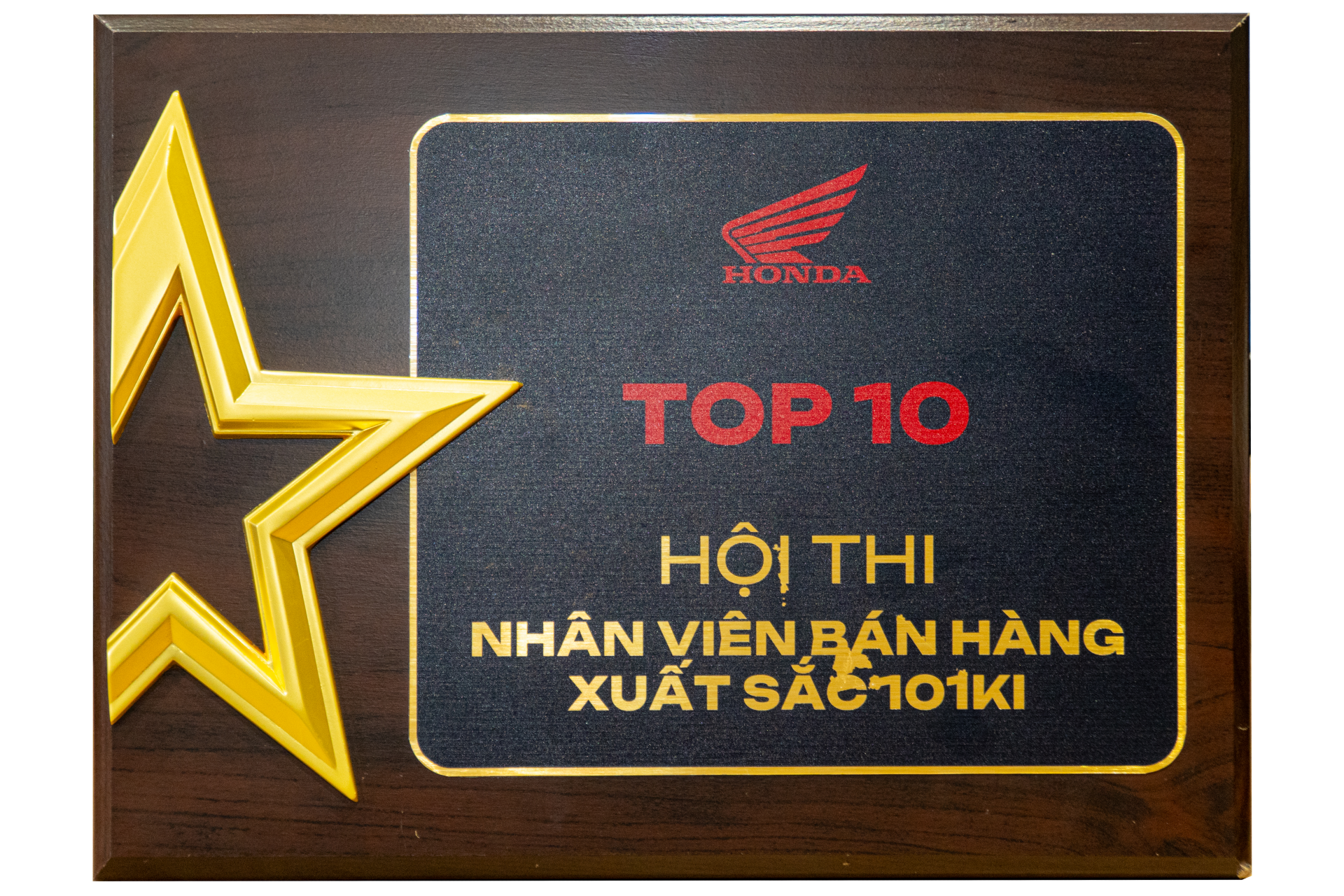 Top 10 hạng mục Nhân Viên Bán Hàng Xuất Sắc 101KI