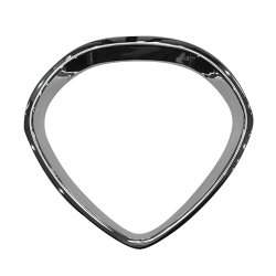 Ốp viền đồng hồ mạ Crôm - Grande